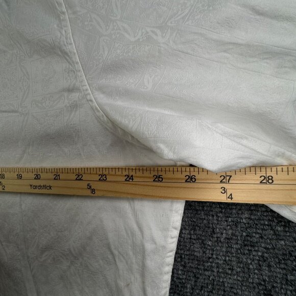 Robert Graham White Long Sleeve Button Up Shirt Men Size 2XL Floral Classic Fit - Picture 6 of 16